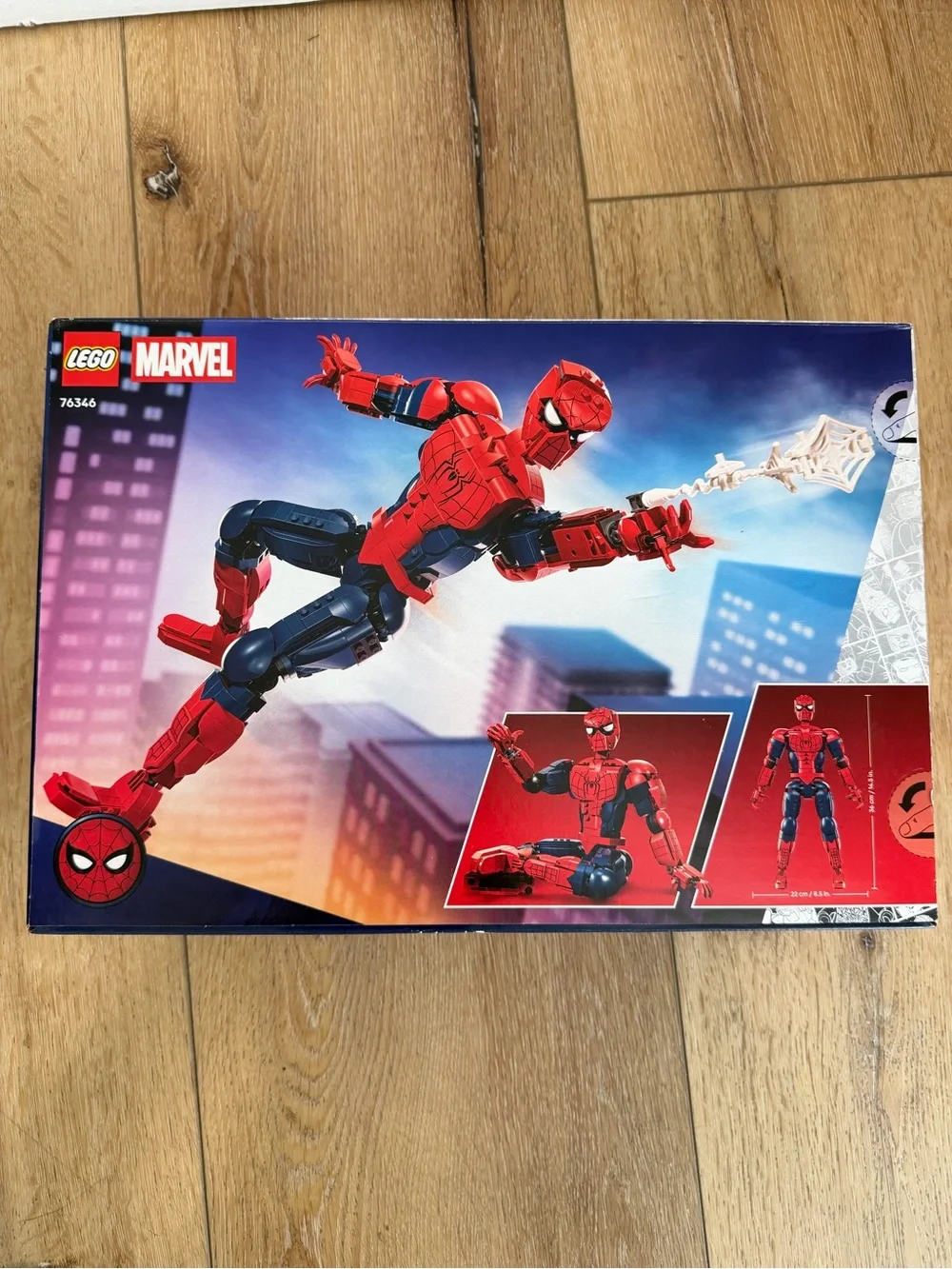 Lego Marvel Spider-Man Buildable Hero Figure in Red and Blue